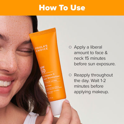 5% Vitamin C Sheer Moisturizer SPF 50