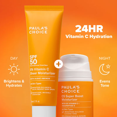 5% Vitamin C Sheer Moisturizer SPF 50