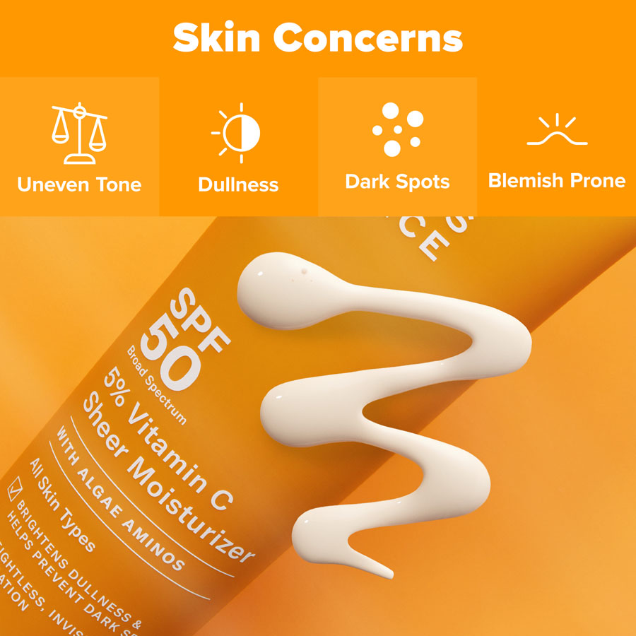 5% Vitamin C Sheer Moisturizer SPF 50