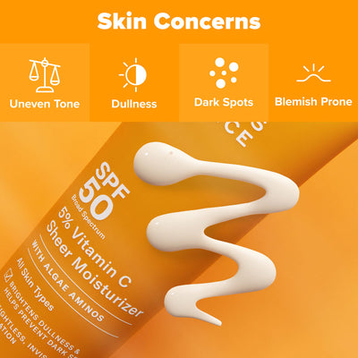 5% Vitamin C Sheer Moisturizer SPF 50